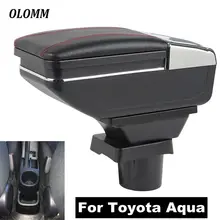 For Toyota Aqua armrest box central Store content box cup holder USB ashtray interior car-styling accessories
