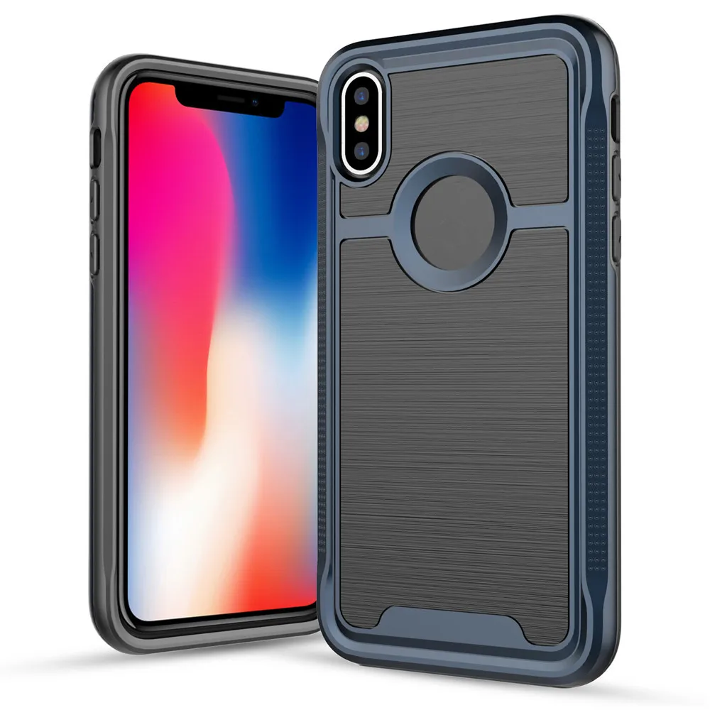 Shockproof Full Protect Cover Cases For IPhone 7 8 Plus X Silicone Soft TPU Anti-knock |