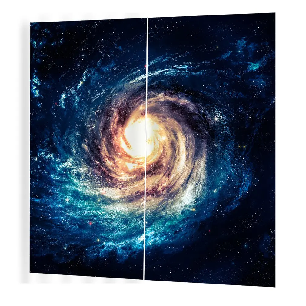 

Starry sky 150*166Curtain Floral Flowers Printing Door Window Curtains Home decor Bedroom Living room