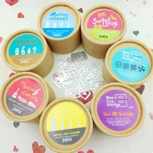 20 шт./компл. металлическая мини-закладка зажимы милый мультфильм животных покрытием Щепка закладки Канцтовары подарок