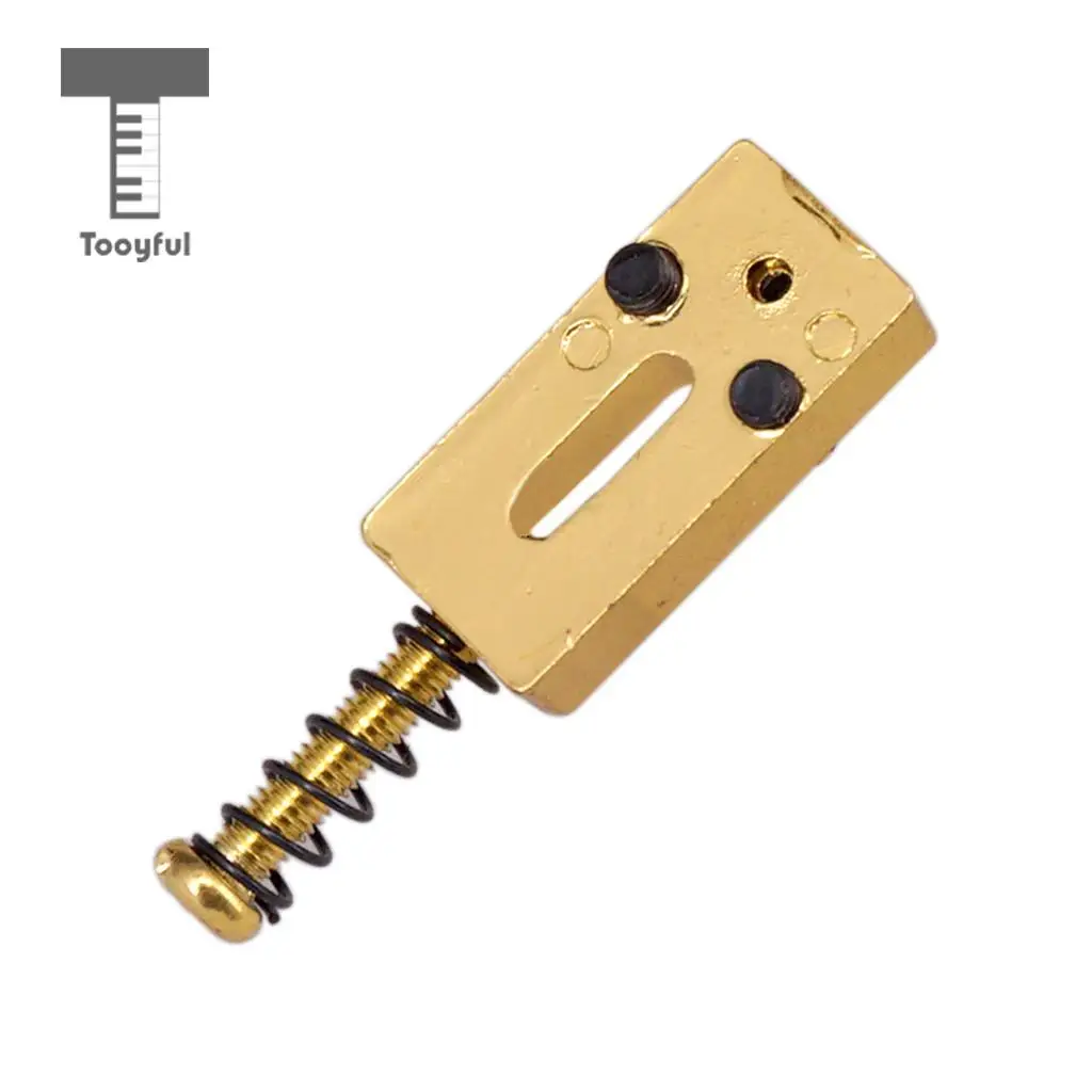Tooyful 6Pcs Vintage Roller Saddle Guitar Bridge String Saddles for Electric Guitar Bridge Parts