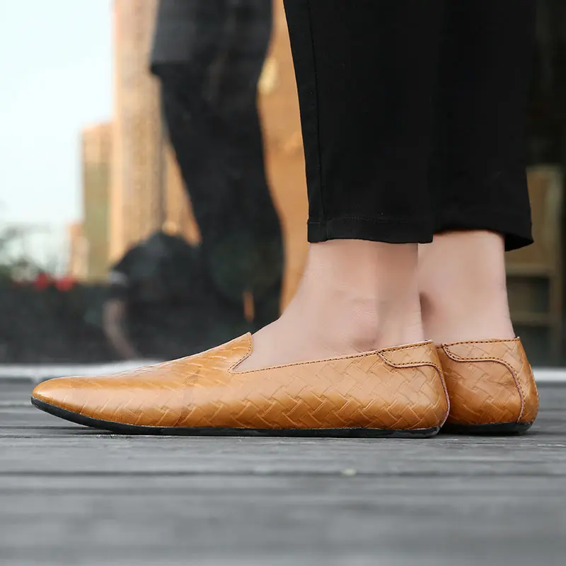 unique designer woven formal leather men shoes luxury brand evening wedding flat male footwear dress brogue oxford shoes for men (33)