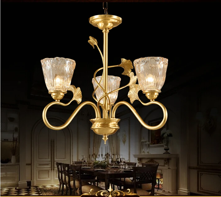Newly Bronze Finished Antique Crystal Chandelier Lingting Luxurious Brass Crystal Lamp Lustre Suspension Light Free Shipping