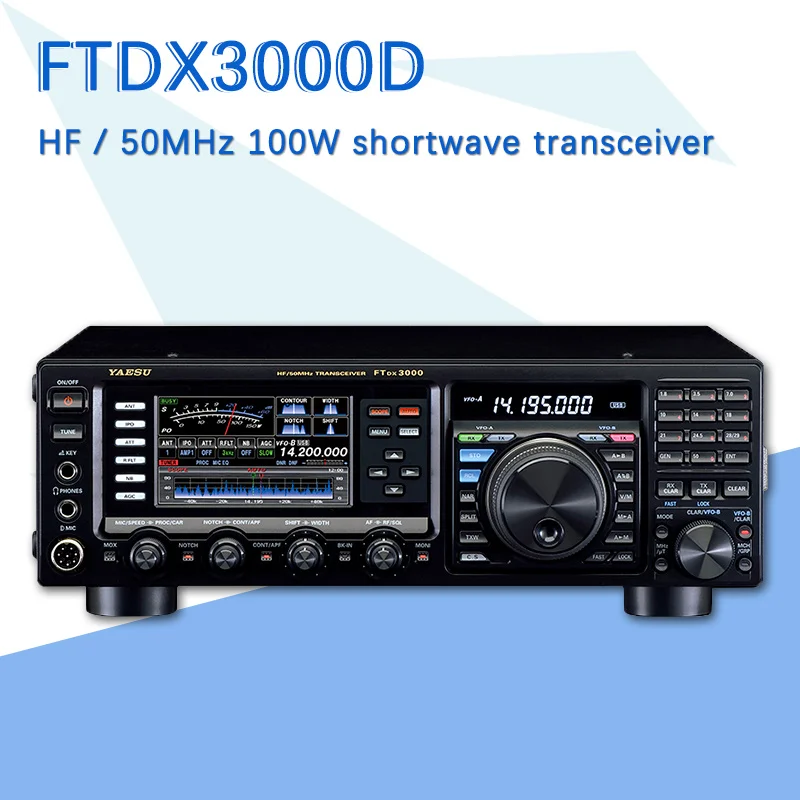Yaesu FTDX 3000D Shortwave Radio HF/50MHz Multimode Multiband 100w Shortwave Radio Transceiver Car Radio