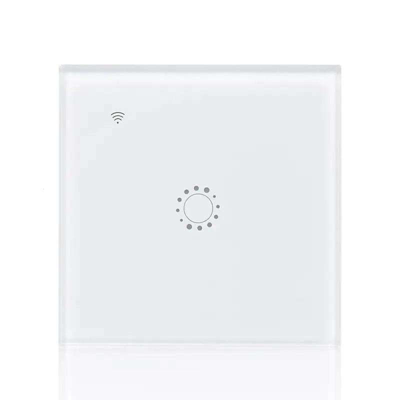 QIACHIP Wireless 2.4G WiFi Smart Switch 2 Gang Light Wall Switch APP Remote Control Work with Amazon Alexa Google Home Smart Z2