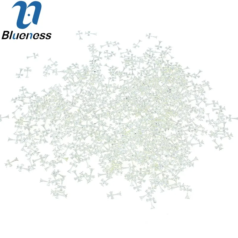 100 шт. 3D золото серебро классический крест дизайн сплав ногтей аксессуары моды DIY украшения для шармов ногтей PJ415 PJ416
