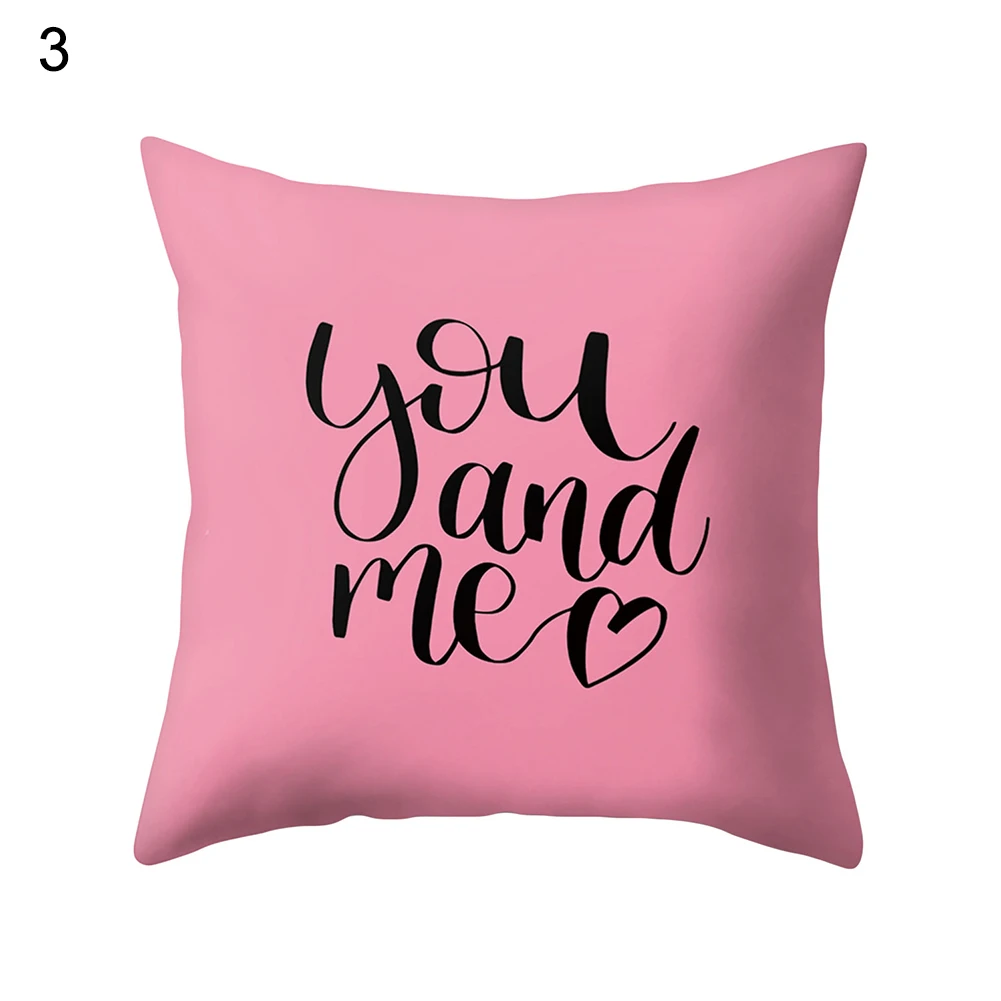 «Любящее сердце» счастливый романтическая подушка чехол Чехол для подушки для дивана, кровати и машины, декор для офиса Новые