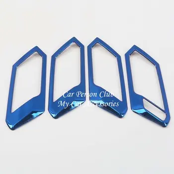 

Accessories For VW Volkswagen T-Roc TROC 2018 2019 Interior Door Handle Bowl Cover Frame Panel Trim Stainless Steel Car Styling