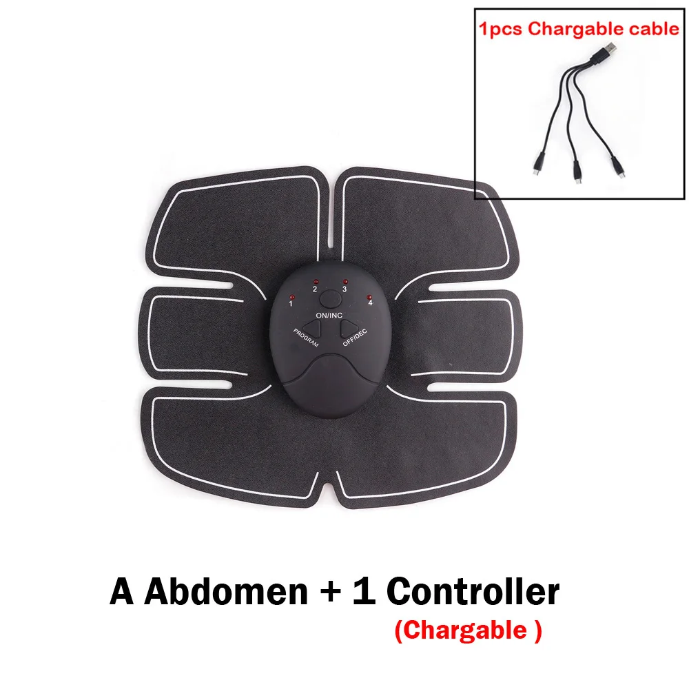 Умный EMS Электрический Импульсный фитнес-стимулятор, тренажер для лечения, массажер для мышц живота, беспроводной спортивный тренажер