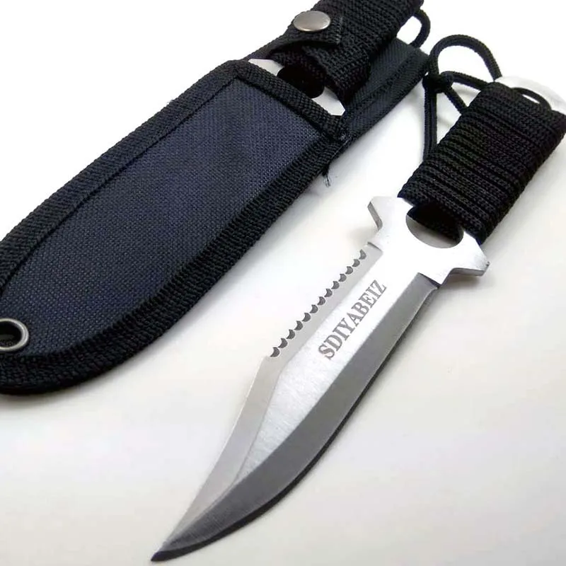 Высококачественный Тактический нож охотничий нож ПАРАШЮТИСТА из нержавеющей стали для дайвинга прямые походные ножи для выживания