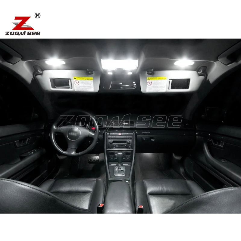 22 шт. x Canbus Error Free светодиодный внутренний купол свет полный комплект для Audi A4 S4 RS4 B6 B7 для салона седана только(2002-2008