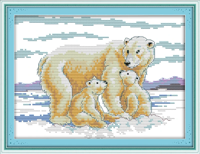 

Maternal love Counted Cross Stitch 11CT Printed 14CT Cross Stitch Set DIY Chinese Cotton Cross-stitch Kit Embroidery Needlework