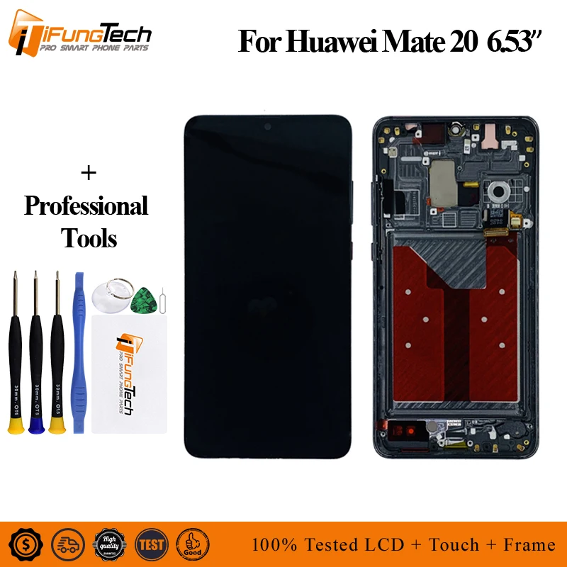 

100% Tested One by One New LCD for Huawei mate 20 LCD Display Touch Screen Digitizer Assembly Replacement for Huawei mate 20 LCD
