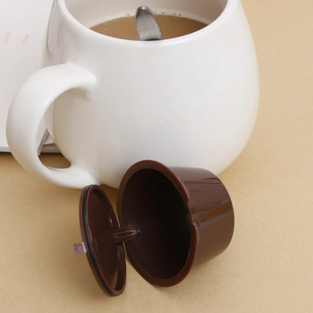 

Reusable Empty Coffee Capsule Plastic Refillable Dulce Gustos Baskets Espresso Filter Capsules 1pcs 70