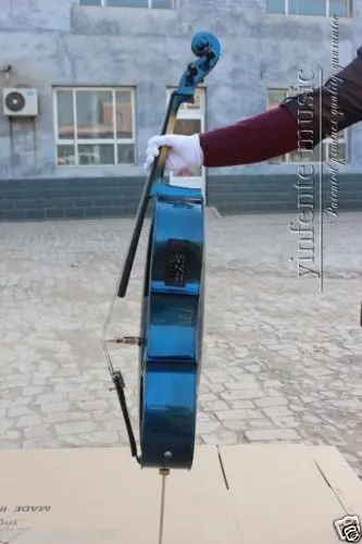 4/4 Новый электрический Виолончель мощный звук синий цвет 1 #|electric cello|cello electricblue cello