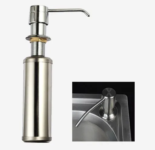 Free-shipping-Sink-Stainless-Steel-detergent-bottle-Kitchen-Sink-Soap-Dispenser