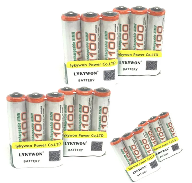 20pcs/lot original G&P aaa rechargeable battery 1100mah rechargeable