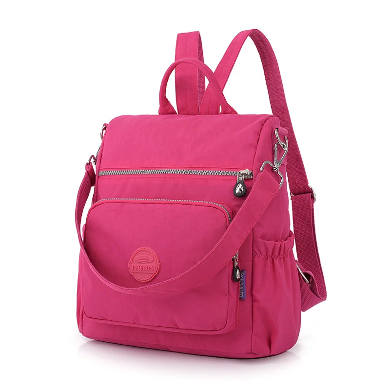 Las mujeres de mochila de sólido de las señoras de moda de ocio mochila mochilas mujer multifunción bolso adolescente bolsa de viaje Las mujeres de mochila de sólido de las señoras de moda de ocio mochila mochilas mujer multifunción bolso adolescente bolsa de viaje