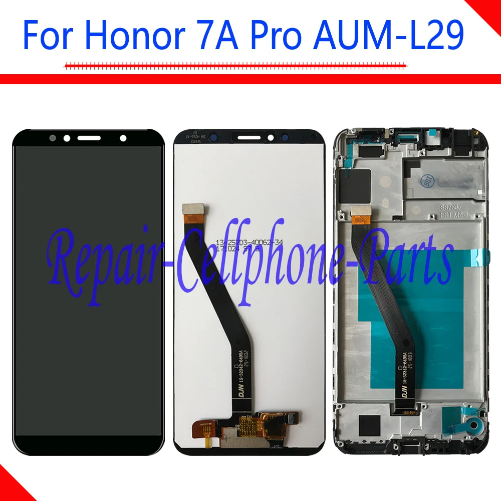 

New For Huawei Honor 7C AUM-L41 Full LCD DIsplay + Touch Screen Digitizer Assembly With Frame For Huawei Honor 7A Pro AUM-L29