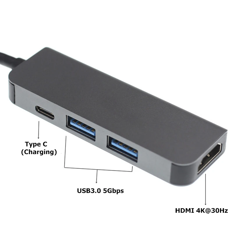 Адаптер Trumsoon Type C к RJ45 Gigabit Ethernet HDMI VGA USB 3 0 SD TF для MacBook Huawei xiaomi Samsung S9 Dex TV