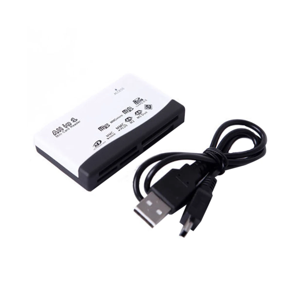 Новое устройство для чтения карт памяти USB для SD XD MMC SDHC TF CF MS RS-MMC Micro/Mini SD