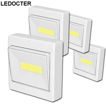 

COB Led Night Lights Portable Cordless Switch Lights with Magnetic Easy to Install for Cabinet Shelf Kitchen Garage Night Light