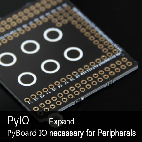 

PyIO Expanding Board For PyBoard Peripherals Necessary