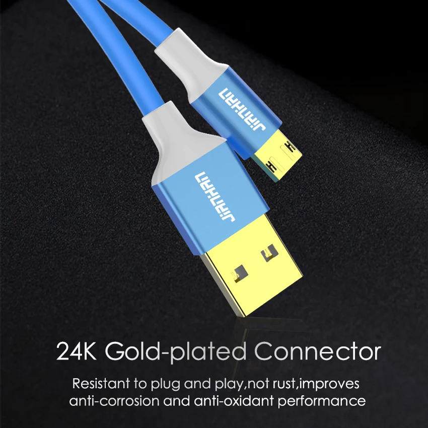 Двусторонний кабель Micro USB 5 в 2 А для быстрой зарядки и синхронизации данных Android