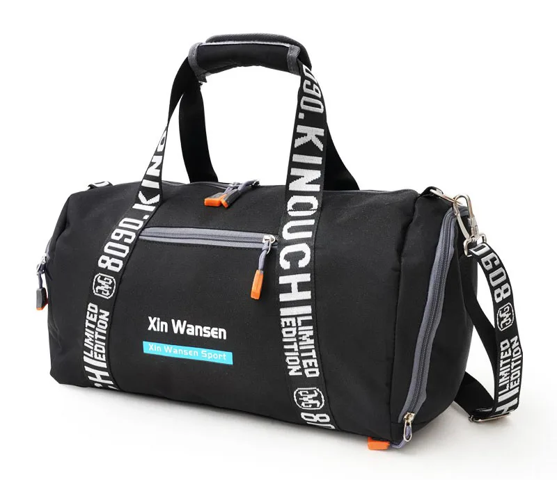 Спортивная сумка для занятий йогой и фитнесом с буквенным принтом, спортивная сумка для женщин и мужчин, спортивная сумка для путешествий, спортивная сумка для тренировок, нейлоновая сумка XA87WA