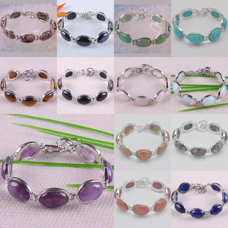 Tigereye Кристалл Сердолик Лапис зеленый авантюрин Лабрадорит картина камень драгоценный камень бусины браслет 8 дюймов ювелирные изделия для подарка