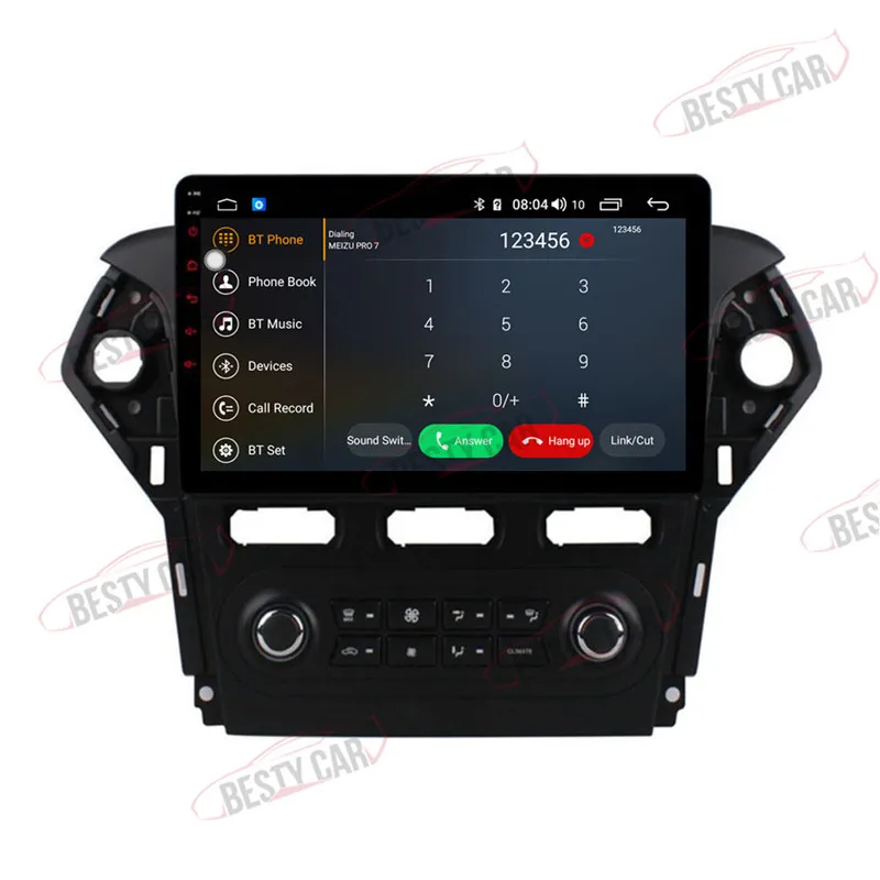 Flash Deal 10.1" Android 8.1 Car Multimedia Player Stereo for Ford Mondeo Chia-X 2011 2012 2013 GPS Navigation Head Unit DSP 2.5D+IPS 5