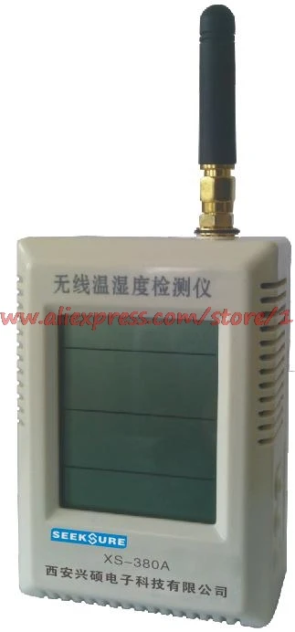 XS-7380A wireless temperature and humidity detector