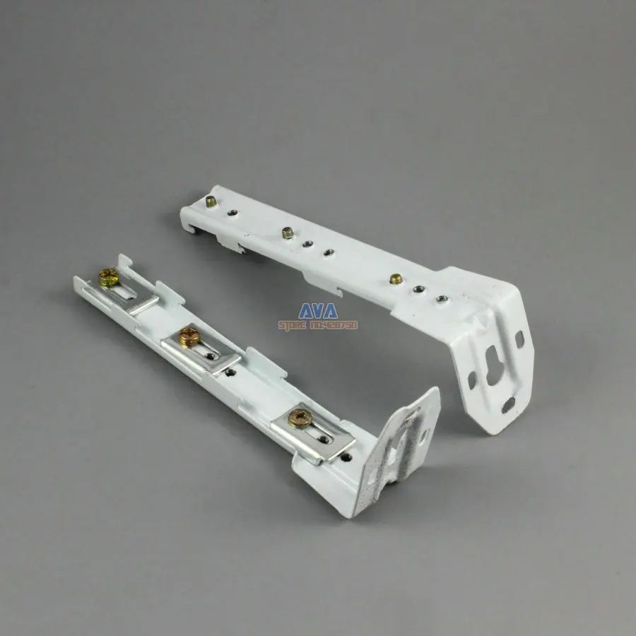 L Shape Curtain Track Bracket Curtain Triple Tracks Brace 140x22x42mm 4 Pieces