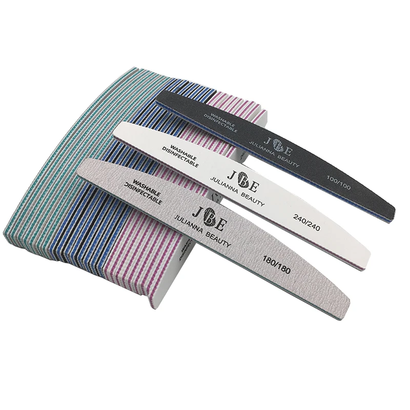Murah 6 Pcs pack 100 180 240 Grit File Kuku Mudah Dicuci Double Side Kikir Kuku Penyangga File Salon manikur Alat Pemasok Online 6 Pcs pack 100 180 240 Grit File Kuku Mudah Dicuci Double Side Kikir Kuku Penyangga File Salon manikur Alat Pemasok