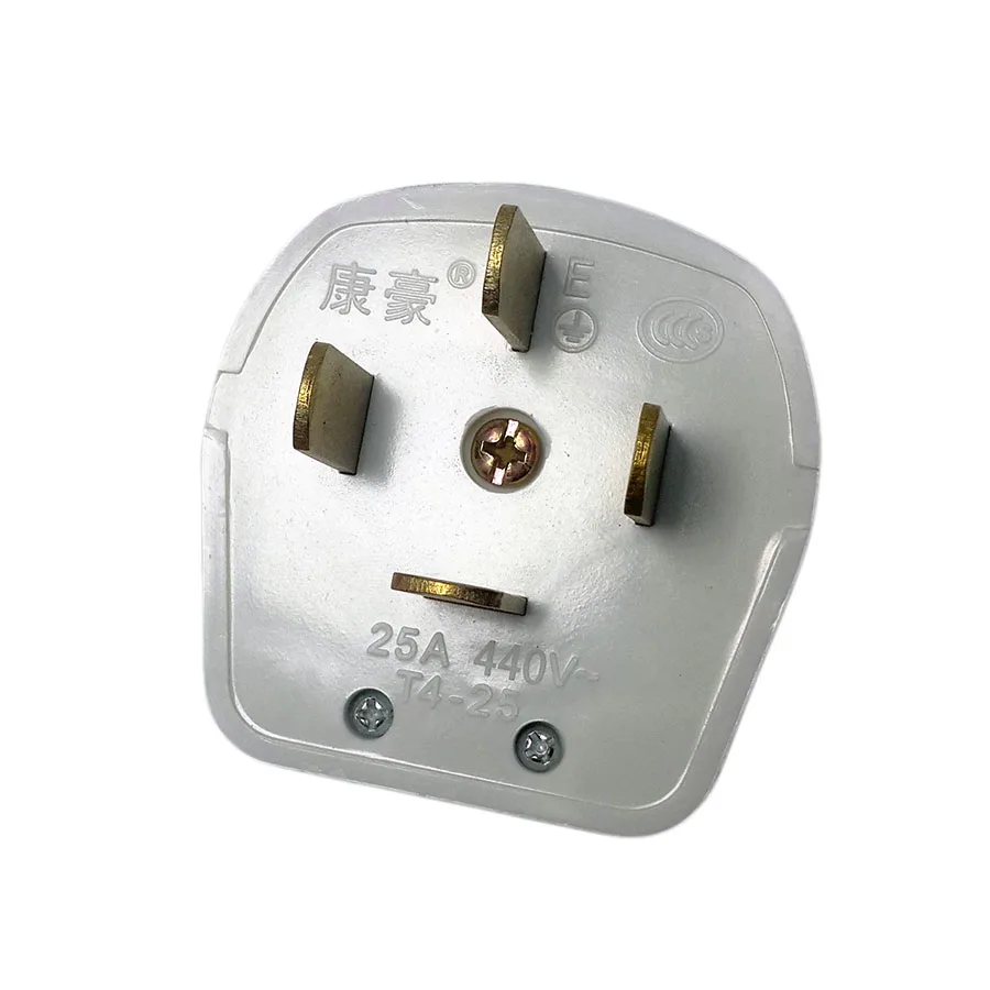 Трехфазный четырехпроводный компактный разъем 25A 440 V высокая мощность четыре