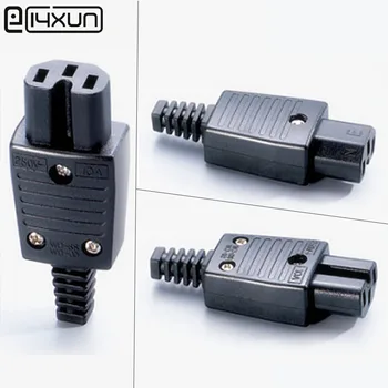 

10pcs Electrical IEC 320 C14 Plugs Jack Connector 250V 10A AC Power Plug Socket