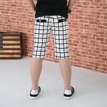 Classique Plaid Enfants Pantalon 2017 D’été Occasionnels Garçons Pantalon Enfants Pantalon Angleterre Style Filles Pantalon Nouvelle Marque Garçon Vêtements
