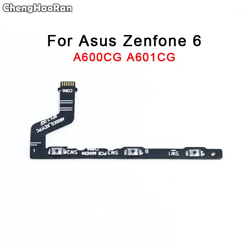 ChengHaoRan кнопка переключения громкости гибкий кабель с боковой кнопкой для Asus Zenfone 3