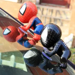 16 см экшн-фигурка игрушка Человек-паук Восхождение Человек-паук окно присоска для человека-паука-кукла мужчины украшение автомобиля для