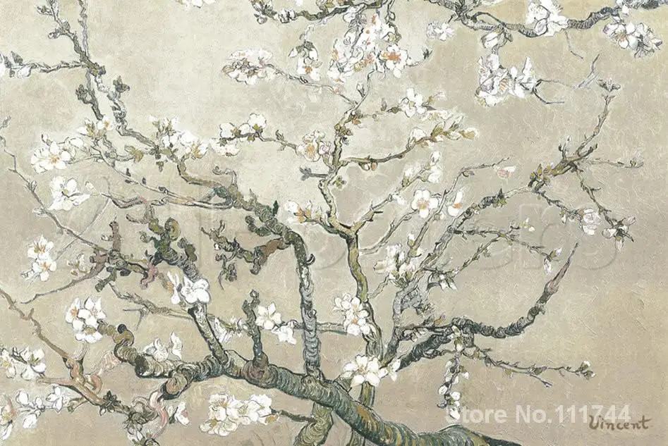 Impressionist Painting Almond Branches In Bloom San Remy Grey Vincent Van Gogh Art Home Decor Handmade High Quality Almond Oil For Dark Circles Painting Exterior Front Dooralmonds Organic Aliexpress Impressionist Painting Almond Branches In Bloom San Remy Grey Vincent Van Gogh Art Home Decor Handmade High Quality Almond Oil For Dark Circles Painting Exterior Front Dooralmonds Organic Aliexpress
