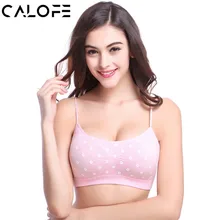 CALOFE беговой спортивный бюстгальтер для тренажерного зала брендовый сексуальный бюстгальтер для кормящих мам женский розовый черный в горошек фитнес пуш-ап бюстгальтер йога эластичный без подкладок