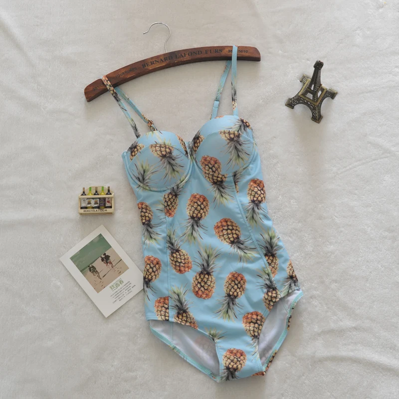 

Sexy Women Unicorn Push-up biquini Padded Bra Bandage One-Piece Suits Swimsuit Triangle Swimwear Bathing maillot de bain