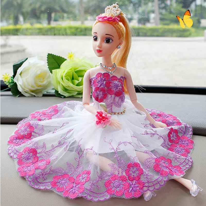 Маленькое Кукольное свадебное платье Принцесса вечернее длинное платье юбка Свадебная одёжная вуаль для Кукла Барби подходит 11-1" Blyth кукла подарок