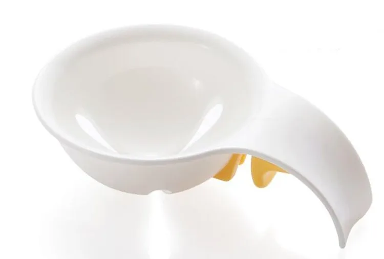 2 шт яичный желток сепаратор с силиконовым держателем яичный разделитель яичный инструмент кухонные аксессуары