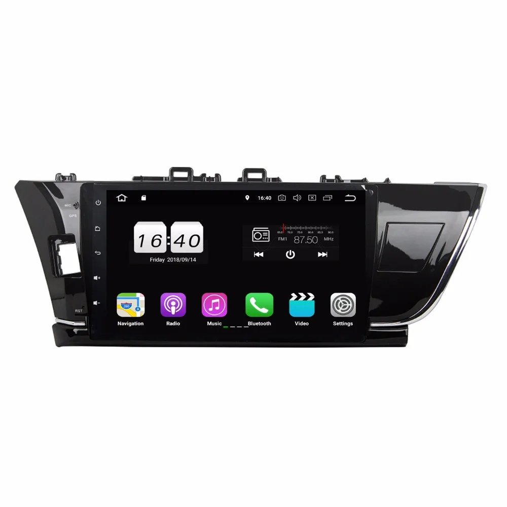10 1 &quotIPS Android 8 2 Гб ОЗУ 16 4 ядра для Toyota COROLLA 2014 2015 левый и правый автомобильный