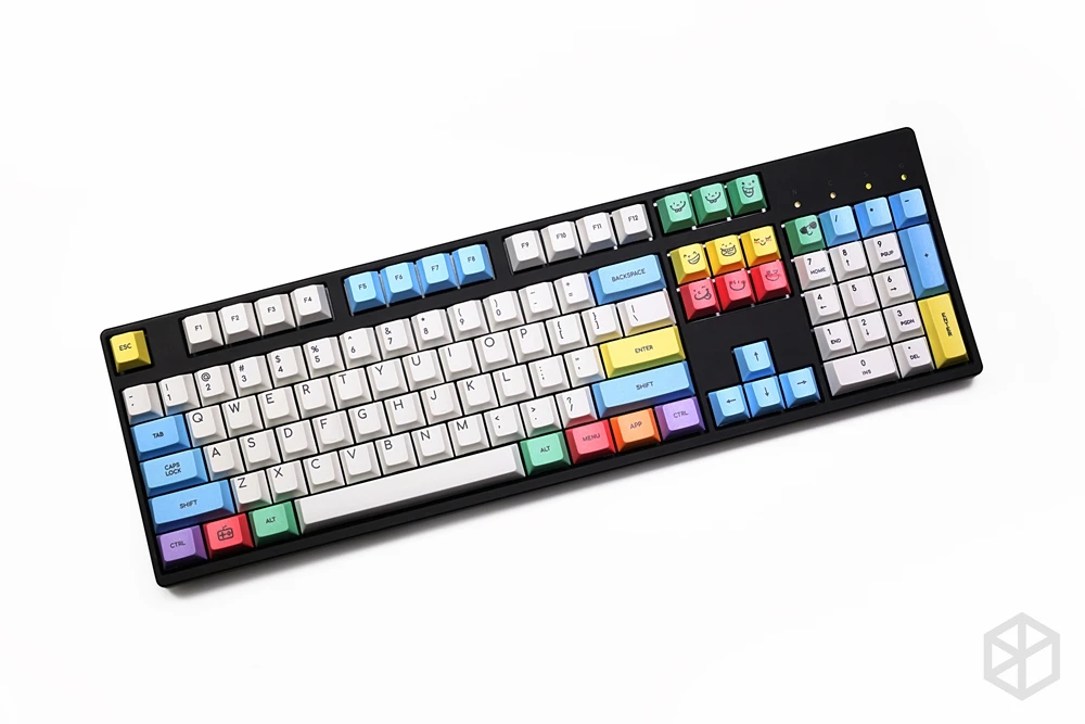 Вишневый профиль краситель Sub Keycap набор PBT пластиковый мелок Мел для механической клавиатуры Белый Синий Оранжевый gh60 xd64 xd84 xd96 87 104