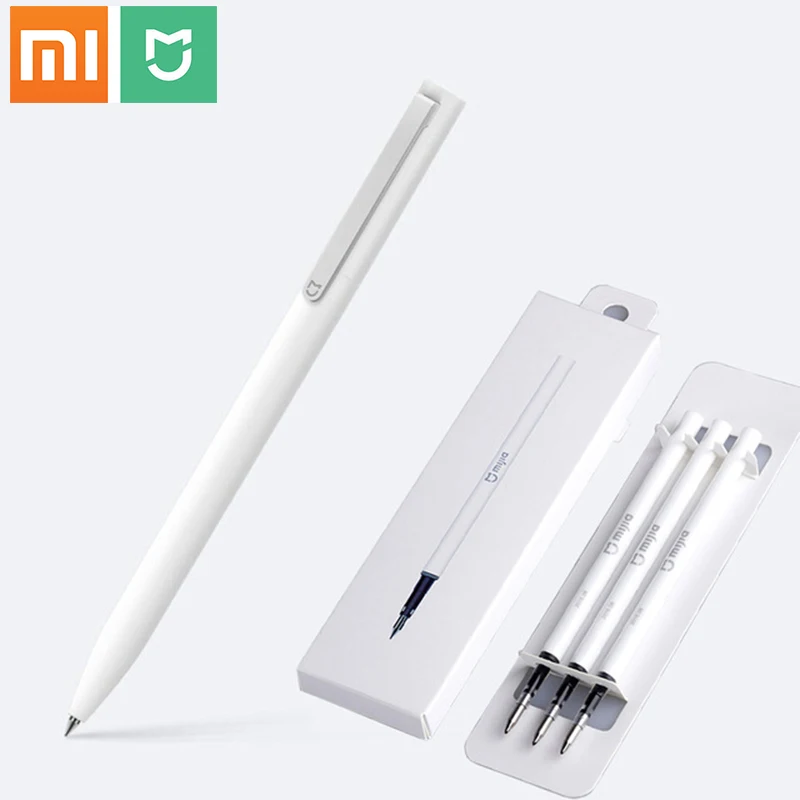 Original Xiaomi Mijia Signing Pens 9.5mm Sign Pen PREMEC Smooth Switzerland Refill MiKuni Japan Ink add Mijia Pens Black Refill Original Xiaomi Mijia Signing Pens 9.5mm Sign Pen PREMEC Smooth Switzerland Refill MiKuni Japan Ink add Mijia Pens Black Refill