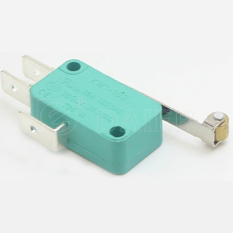10 шт./лот 3 Pin SPDT 300GF микропереключатель длинный роликовый рычаг микро