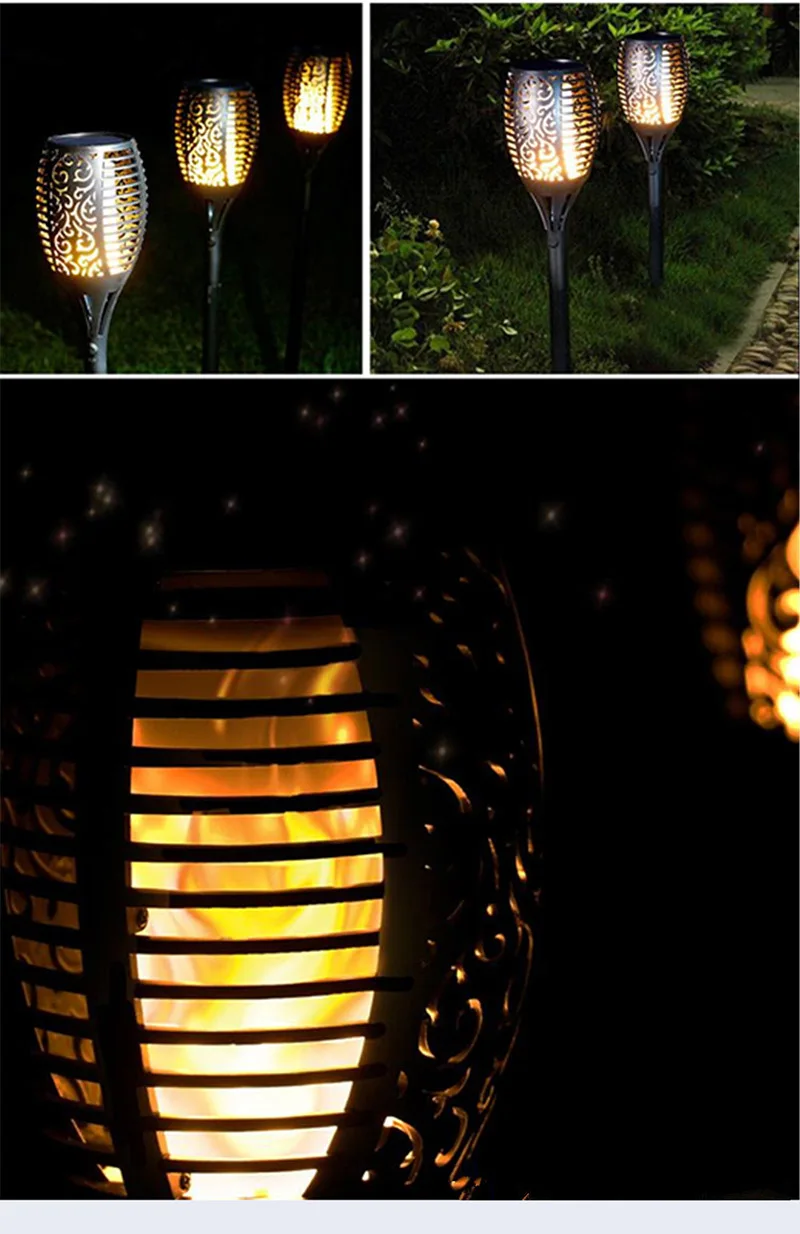 Современный черный 12 В Ip65 водонепроницаемый уличный Солнечный светодиодный садовый светильник для газона лампа для украшения террасы