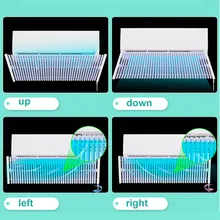Высокое качество Кондиционер Ветер щит жалюзи форма настенный даже дышащий ветрозащитный щит VE